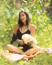 Black Lace Romper & Kimono for Coachella