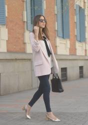 Soft pink blazer