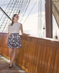 Outfit: Sail Away | Benetton Rock, Hallhuber Sonnenbrille