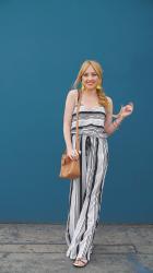 Striped Jumpsuit