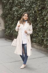 Casual Style | Blush Trench 