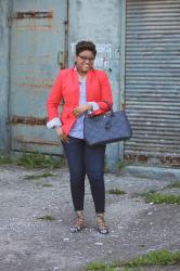 OOTD:  J. Crew Rhodes Blazer in Linen 