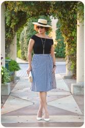 Review: McCall's 5430 | Wrap Gingham Skirt!