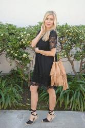 {Black Lace Dress}