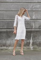 Sunday Best: White Lace Dress