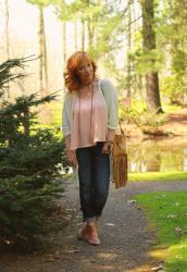 Cocoon Cardigan & Fringe Handbag: Life Lessons & Lariat Necklaces