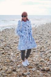 Styling Up a Statement Floral Trench For the Seaside + the #iwillwearwhatilike Link Up