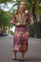 Fall Florals & [Faux] Fur