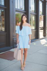 Feminine Off the Shoulder Dress