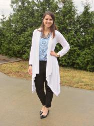 debut: drape cardigan