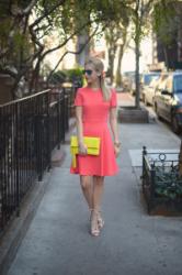 GiGi New York Neon Clutch