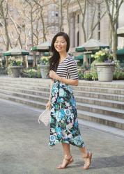 Nautical Stripes & Tropical Floral Prints