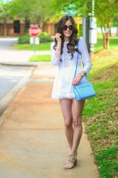 A little white jumper + my go-to jewelry.