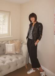 New OOTD - Culottes & A Biker