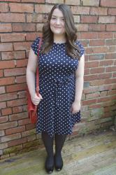 Outfit post - Polka Dot Dress - House of Fraser