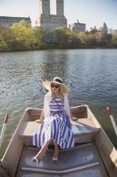 stripes on stripes // a central park boat ride 