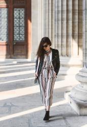 Striped co-ord – Elodie in Paris