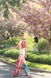 St. Louis: floral jumpsuit