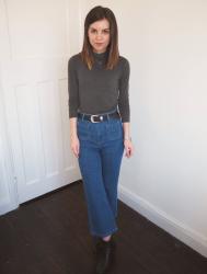 Outfit // Kick Flare Denim Jeans