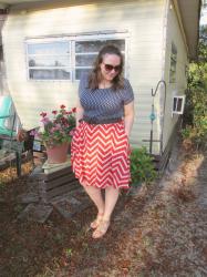 Red, White and Blue on Shaped by Style