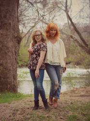 Lace Tank Top & Kimono:  The Mother/Daughter Bond + The Ageless Style Link Up