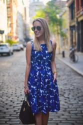 Styling a Business Casual Floral Dress