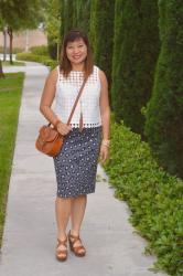 Throw Back Thursday Fashion Link Up: Leopard Skirt