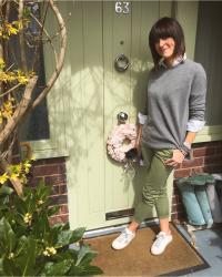 New OOTD - Khaki & Grey