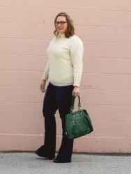 Wool Sweater + Flares