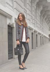 Grey&Red jacket