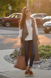 Sleeveless Trench Vest