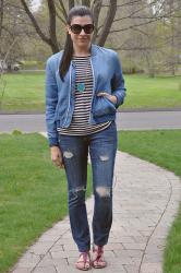 {outfit} Weekend Stripes