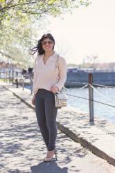 Grey denim