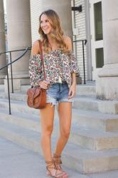 Boho Off the Shoulder Top 