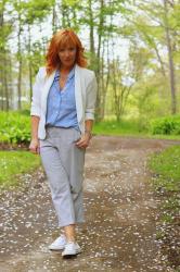 Sleeveless Button Down & White Blazer: Where’s Bobcat?