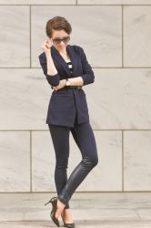 je ne sais quoi | riding legging & boyfriend jacket