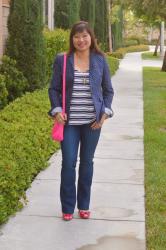 Throw Back Thursday Fashion Link Up: Polka Dot Blazer