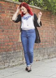 Casual Boho | Dorothy Perkins Kimono & Jeans