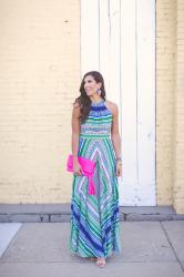 Print Maxi Dress