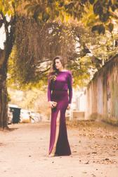 Purple Rain – Vestido de Festa Longo