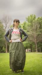 Coke & army green style