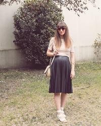 ≈ PLEAT MIDI SKIRT ≈