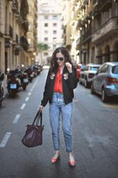 Bomber jacket, the must this season.