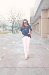 Thursday Mixer--White Denim Jeans