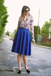 1011 ==> Zaful skirt & H&M blouse