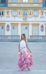 FLORAL MAXI DRESS | kwiecista sukienka maxi w letniej stylizacji