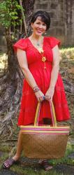 Fashion Over 40|Fiesta Red Dress|The FABulous Journey