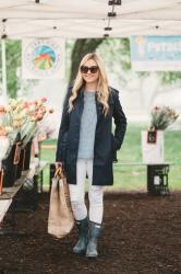 Rainy Morning at the Farmers Market