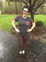 Plaid is still okay in the spring, right? 