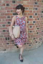 Little Red Floral Dress | My Everyday Elevated